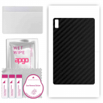 apgo Protective Skin Sticker for the back compatible with Lenovo Pad Plus 2023, Wrap Film, Foil, Vinyl - Pattern Carbon Black