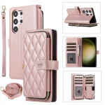 T&otilde;mblukuga Rahakott 9 Cards Bag Flip Nahk&uuml;mbris iPhone'i Samsung Xiaomi Google jaoks Samsung A34 5G