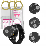 3x apgo MATTE h&uuml;briidne kaitseklaas, mis &uuml;hildub Media-tech Active Band Monacoga, paindlik nanoklaas, suurep&auml;rane asendus karastatud klaasile, kriimustus