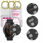 3x apgo MATTE h&uuml;briidne kaitseklaas, mis &uuml;hildub Mobvoi TicWatch Pro 3 Ultra GPS-iga, paindlik nanoklaas, suurep&auml;rane asendus karastatud klaasile, scra