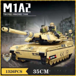 Tank Building Blocks WW2 Military Bricks Army Soldier Weapons Toys for Kids gift M