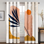 Moodne minimalistlik mood Luksuslik abstraktne kunst disainkardin 2 paneeliga Tasuta kohaletoimetamine Elutoa magamistoa sisekujundus 100W130H(CM)40x51in&Hook