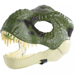 Dinosauruste maailma mask avatava Tyrannosaurus Rexi Halloweeni cosplay kost&uuml;&uuml;miga, lastepeo karnevali rekvisiidid B
