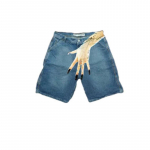 Y2K Hip-hop Trend Mustriga Tr&uuml;kitud Denim L&uuml;hikesed P&uuml;ksid Meeste K&otilde;rge T&auml;nava Moebr&auml;nd Paari Vabaaja Viiepunktilised P&uuml;ksid &Otilde;huke Sektsioon XXL