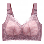 Naiste minimeerija, suure suurusega suur tass, reguleeritav &uuml;li&otilde;huke rinnahoidja Push Up aluspesu 34/75C roosa