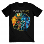 Iron Maiden Future Past Tour 23 Circle Band must unisex T-s&auml;rk S