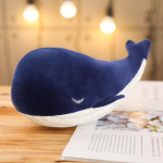 25cm multikas superpehme pl&uuml;&uuml;sis m&auml;nguasi meriloom Sinine vaal pehme m&auml;nguasi t&auml;idetud looma kalaga Laste s&uuml;nnip&auml;evakingitus 25CM