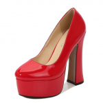 Naiste K&otilde;rge Kontsaga Kingad 14cm Mudel Catwalk Paks Konts Platvorm 4cm &Uuml;mar Nina Suurused 35 -46 Kingad Br&auml;nd Mood 42 punane
