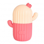 Silikoonist n&auml;oj&auml;&auml;rulli vormi kaktuse kujuga j&auml;&auml;kompressi pundunud silmakoti eemaldamine poorid kahanev n&auml;omasseerija j&auml;&auml;kuubiku vormi nahahooldusvahend D