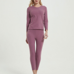 Naiste &uuml;lipehme termopesu pikad Johnsi komplektid fliisvoodriga M lilla