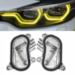 Autoosad kollane sidruni DRL BMW ML Angel Eyes mitmev&auml;rvilise LED p&auml;evas&otilde;idutulede DRL moodulile