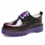 Dr Naiste Retro Jalan&otilde;ud Ehtne Nahk Uus Kevad Briti Stiil &Otilde;pilaste Jalan&otilde;ud Mitmek&uuml;lgsed Paksud Daamide Oxford Kingad Tossud Daamide 39 punane