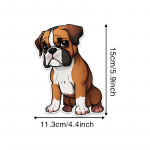 JT106#11,4x15cm armas animekoera vin&uuml;&uuml;list autokleebis Loom lemmiklooma kutsikas auto kaitseraua kleebis 11.4x15cm