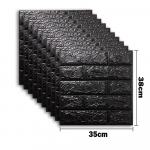 45 tk 3D vahtplastist seinakleebispaneelid telliskivist veekindel kleeptapeet elutuba magamistuba kodu maja vannitoa sisustus Pack of 45