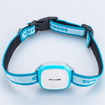 Mini lemmiklooma GPS-j&auml;lgija veekindel rajakaelarihm SIM-kaardi kadumise vastu WIFI GSM-i asukoht reaalajas nutikas GPS-i lokaator lemmikloomadele kass-koer taevasinine v&auml;rv