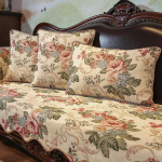 Euroopa stiilis diivanikate Retro Luksuslik tikandiga diivanikate elutuppa Žakaarkangas Libisemiskindel m&ouml;&ouml;blikate Kodukujundus armrestcover 60x60cm pruun