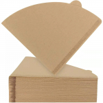 Kohvifiltrid, 100, 2&ndash;4 tassi naturaalsest paberist filtrid, &uuml;hilduvad ja k&otilde;igi nr 2 suuruses tilgutitega (Pleegitamata, 100) One Size