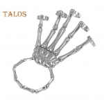 Halloween K&auml;ed K&auml;ev&otilde;ru Skelett K&auml;si Ghost Claw Punk Liialdatud stiil Reguleeritav Elastne Pael &Otilde;udne Kolju S&otilde;rmed K&auml;epael Unisex Holiday Prop must