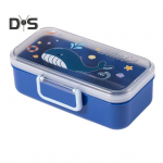 700 ml Kids Bento l&otilde;unas&ouml;&ouml;gikarp Lekkekindel suupistekarp multifilmi BPA-vaba lihtne kaasaskantav lastetoidu valmistamise konteiner koolis ja &otilde;ueseiklusteks B