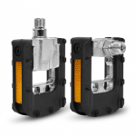 Kokkupandavad jalgrattapedaalid libisemiskindlad m&auml;girattapedaalid helkurribadega alumiiniumsulamist laiad rattapedaalid