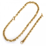 Euroopa ja Ameerika roostevabast terasest ristkett O Word kett k&auml;ev&otilde;ru kaelakee Trendikas meeste hip-hop isiksuse trendi aksessuaarid 60cm