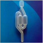 S-kujuline &otilde;hulukk Twin Bubble Grommet Homebrew &otilde;lle k&auml;&auml;ritamise veini valmistamise &otilde;lleklapp None