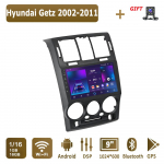 Android Carplay Autoraadio Hyundai Getz 2002-2011 jaoks Multimeediapleier Peak Unit Stereo GPS-navigatsioon BT WIFI 4+64GB 1+16GB,A
