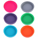 Silikoonsooda v&otilde;ib katta toidukvaliteediga erksav&auml;rviline lekkekindel universaalne sobiv BPA-vaba purki katta joogipurgi kaaned 6pcs