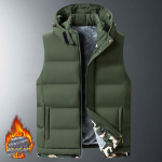 150KG Plus Size S&uuml;gistalvine vest meeste spordipuuvillane riietus pluss fliisist paksendatud jakid 8XL 9XL 10XL meeste vest XXXXXXL gray