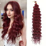 LISI HAIR S&uuml;nteetilised pikad lokkis lainelised heegeldatud Water Wave heegeldatud juuksed naistele igap&auml;evaseks kasutamiseks 55cm