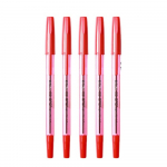 5 tk 0,7 mm pastapliiats, sile 0,7 mm &otilde;lipliiats Koolitarbed kirjatarbed m&auml;rgipliiats &auml;ri punane