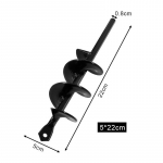 Aia spiraalne augupuurimismasin Roto lilleistutusmasin &Otilde;u Aiandus allapanu Istutusaugu kaevamise t&ouml;&ouml;riist 0.8CM must