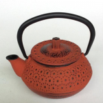 Kvaliteetne Hiina malmist teekann, laserlogo malmist 300ml sinine