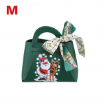 1 tk j&otilde;ulupeokaunistus uusaasta kingituste pakend J&otilde;uluvana prinditud PU nahast kommikarp M