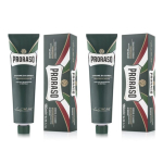 Itaalia Proraso habemeajamisj&auml;rgne habemeajamisvaht habemeajamiskreem, 2 pakki, 150ml gray