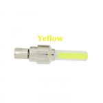 Eclairage de roue de bicyclette &agrave; Led, uus, paigaldus sur la Valve de pneu de bicyclette, tarvikud v YELLOW -WGHY3904