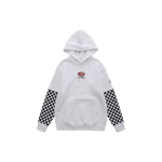 Vans v&auml;rvilise blokeeringuga kapuutsiga dressipluus Must ja Valge Ruuduline Meeste Kapuutsid VN0A7Q13WHT XL