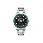 Philip Watch Swiss Made Caribe Sport Kronograaf Roostevabast terasest Must p&auml;ikesekiirtega sihver Kvarts R8273607010 100M Meeste k&auml;ekell p&auml;ikesekiir/must