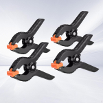 4Pcs Photography Backdrop Clamps Background Clip Holders 4 inch Heavy Duty Spring Clips for