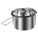 Sulatauspott Kahekordse p&otilde;hjaga pott Kommi V&otilde;i Auruti &Scaron;okolaadisoojendi Spaatel Segamiskausid Keev vesi