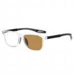 &Uuml;likerged TR90 fotokroomsed lugemisprillid Unisex meeste Presb&uuml;oopia prillid Vintage v&auml;lispordi p&auml;ikeseprillid kraadidega 0&ndash;+4,0 +4.0