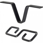 V-kujuline vihmaveerennide keti adapter Stabiilne paigaldus Reguleeritav paindlikult Vihmaveerennide kett Drenaažikraavi raud Laialdaselt kasutatavad ketid Vihmaveerennid must