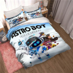 ASTRO BOT Armas multifilmi voodipesukomplekt Tekikomplekt, &uuml;heinimesevoodi King-size voodikomplekt t&auml;iskasvanutele lastele Magamistoa tekikott padjap&uuml;&uuml;r 135x200cm 2pcs