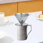 Pour over Coffee Cup Mug Portable Reusable Leakproof Tea Drip Filter for Outdoor