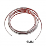 Autokorpuse kaunistusriba h&otilde;bedane kroomitud ukse servade liistribad Auto kaitseraua dekoratiivriba 6 mm*3 m kroomitud CHINA