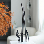 Moodne kunst Abstraktne figuuriskulptuur Ornamendid Minimalistlikud n&auml;idisruumi &otilde;pperuumi m&uuml;&uuml;giosakond Elutoa esik Pehmed kaunistused