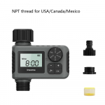 Insoma automaatne veetaimer Intelligentne niisutus-kastmiss&uuml;steem Sprinkler-taimer Aia programmeerija varustus IPX5 LCD-ekraan