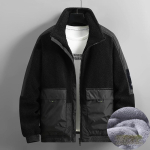 Polar fliisist jakk meeste talve Thcik soe fliisist jakk, pluss suurus 12XL mood vabaaja polaar fliisist mantel meestele 12XL must