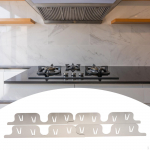 4 Pieces Stainless Steel Stovetop Gap Covers Edge Cover Heat Resistant Easy to Install Oven Side