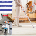 Eco Bear juhtmevaba k&auml;eshoitav tolmuimeja: V&otilde;imas imemisv&otilde;imsus kodu ja auto jaoks, m&auml;rg/kuiv, kahekordse otstarbega p&uuml;hkija ja mopp. English packaging